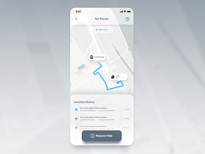 Daily UI Challenge #020 - Location Tracker