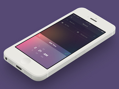 Iphone App - Search app blur clean flat interface ios7 iphone minimal minimalistic search ui ux