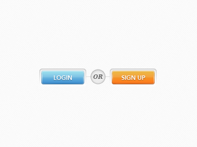 News with login & signup button login sign up ui web website