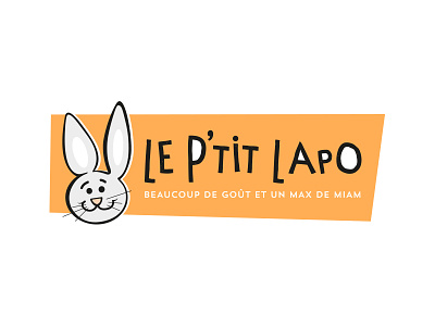 Le P'tit Lapo / Logo branding character illustration kids logo rabbit