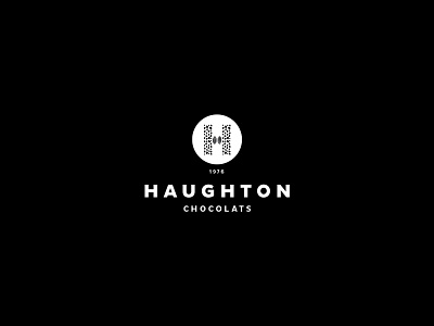 Haughton Chocolats branding chocolate french identity illustration logo packaging sweets typography vintage yummy