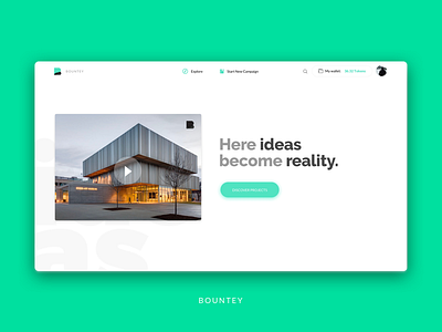 Bountey Landing Page