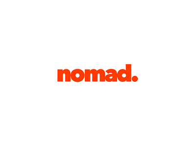 Nomad food logo lunchbox orange