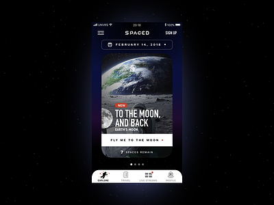 SPACED Challenge App app earth explore moon space spacedchallenge stars travel