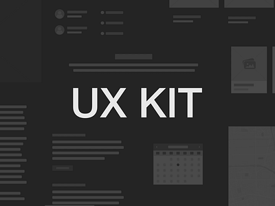UX Kit sketch ui ux ux