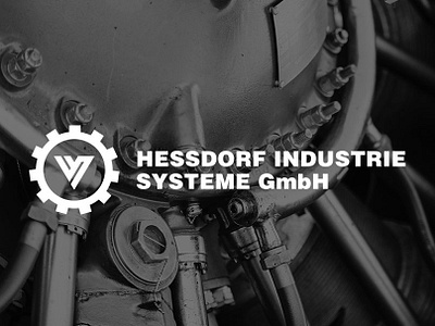 HWSSDORF企业VI设计 向量 品牌 商标 图标 字体设计 字母v变形设计 工业 应用 徽标字母表 机械 蓝色 设计 齿轮