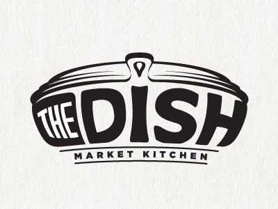The Dish dish kitchen logo market restaurant
