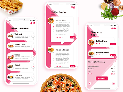 Food Delivery Apps - Exploration andriod apps delivery design experience food interface iphone user
