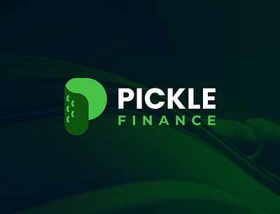 Pickle Finance Branding blockchain branding creative cryptocurrency defi development finance graphic design green icon identity logo pickle