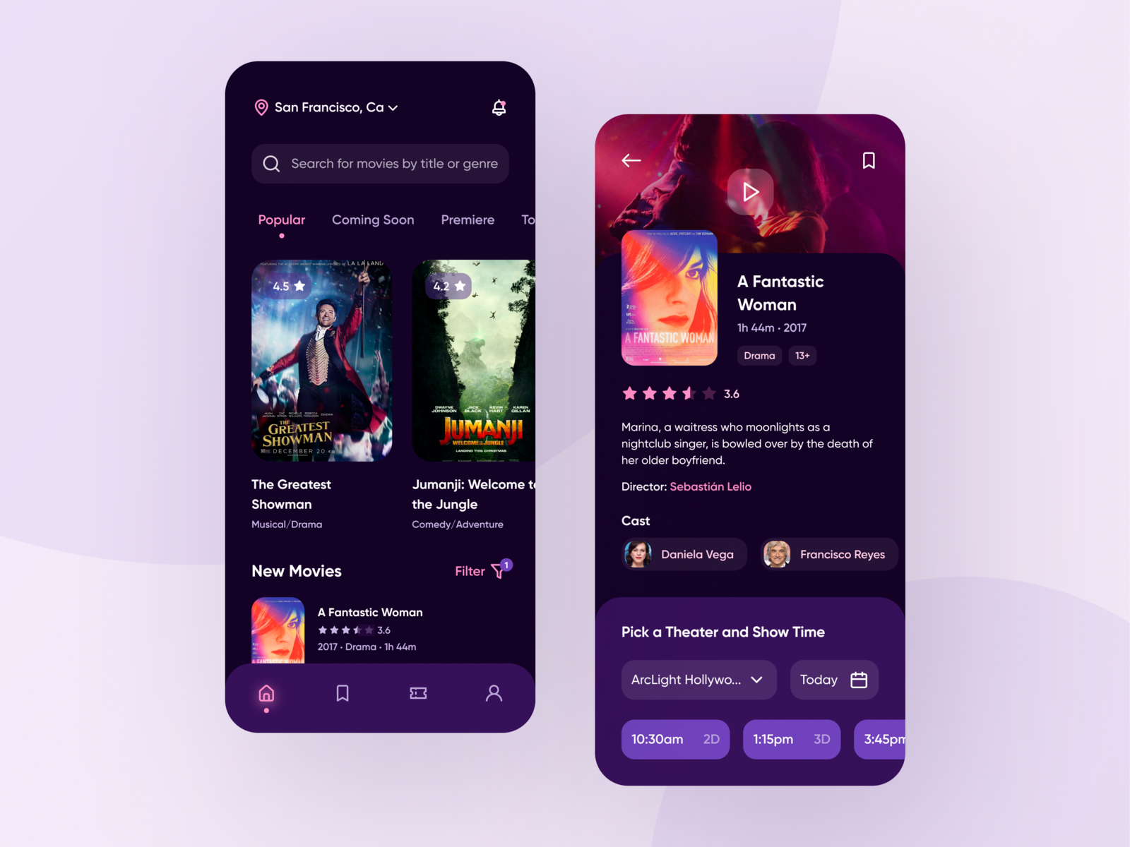 Movie App by Alberto Macherelli on Dribbble