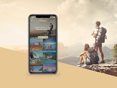 Traveltease | UI/UX Design app application inspire travel ui design uiux ux design web design