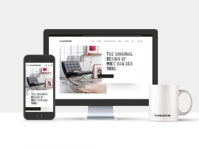 Newadventure | Website inspire interface mies van der rohe minimal design new york responsive ui design web design website