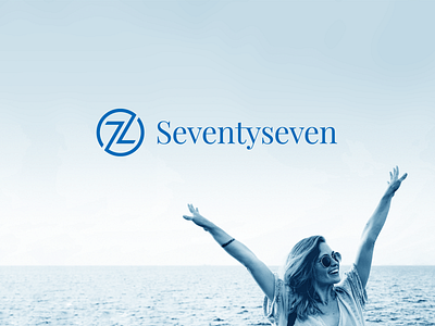 Seventyseven Logo brand identity branding logo