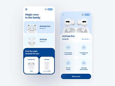 AirPods Store airpods app apple apple design design inspire interaction design interface ui ui ux ui deisgn ui design uidesign uiux ux design