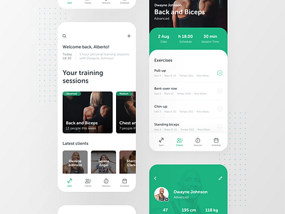 Gymr — Gym Trainers App app design figma gym gym app inspire interaction design prototype trainers ui ui ux ui design uidesign user interface user interface design userinterface ux ux design workout