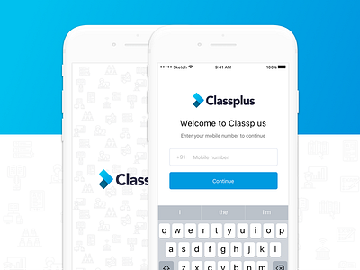 Splash Screen and Login classplus ios login register splashscreen