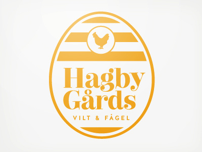 Hagby Gårds chicken logo