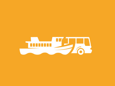 Boat & Bus boat bus icon travel