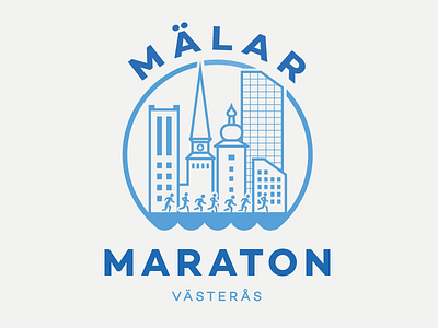 Malarmaraton lake marathon running