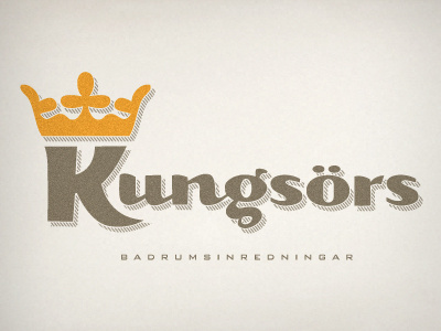 Kungsörs crown logo retro vintage