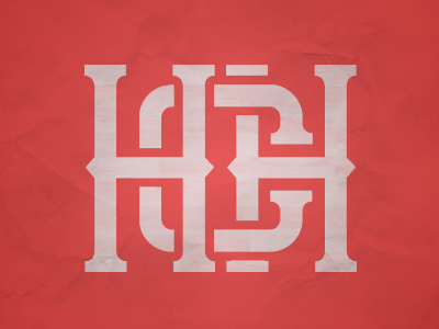 HCH h monogram red