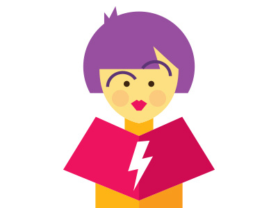 Character cape illustration jagnagra lightning page84design purple superhero vector woman