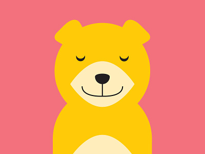 National Teddy Bear Day bear minimal nationaldays smug teddybear vector