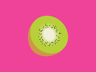 Kiwi fruit illustration kiwi