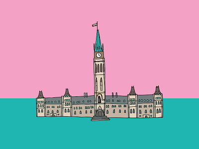 Celebrating Canada 150 canada canada 150 illustration ottawa parliament hill politics