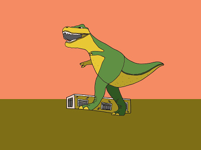 Drumheller alberta calgary canada canada 150 dino dinosaur drumheller illustration t rex