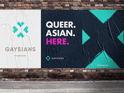 Gaysians Posters asian branding gay gaysians graffiti icon illustration lgbt logo london south asian uk