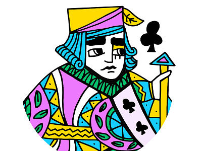 Jack of Clubs club deck of cards illustration jack of clubs poker portrait vector