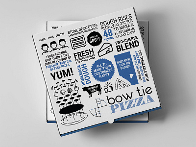 Pizza Box Design branding cheese infographic marketing pizza pizza box restaurant restaurant branding slice