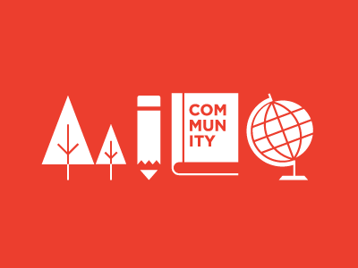 Icons for University club community global university