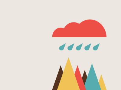 Rainy Vancouver clouds minimalist mountains rain trees vancouver