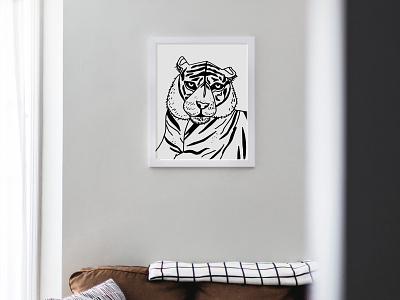White Series: Tiger Print