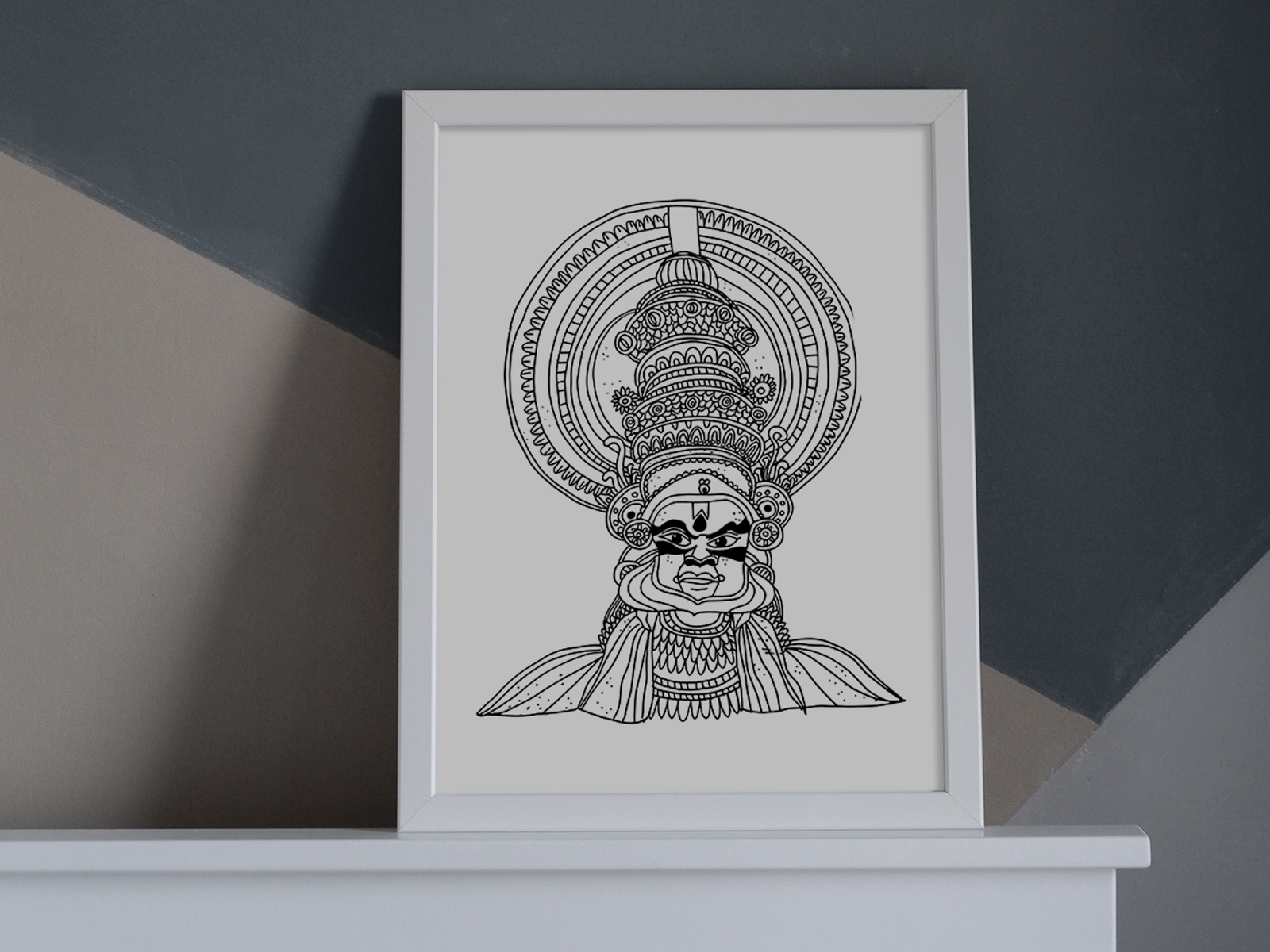 White Series: Kathakali by Jag Nagra on Dribbble