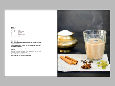 Cookbook chai chef cookbook cooking indian jag nagra page84design photography punjabi recipes tea