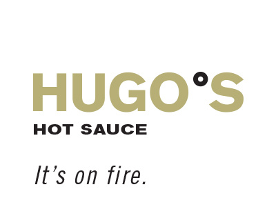 Hugo's Hot Sauce hot hot sauce hugo spicy typography