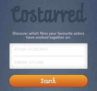Costarred films script search oranges blues noise capsules proxima nova