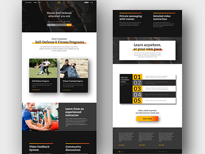 Self defense training home page