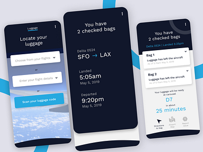 Luggage Airline Airport Travel App