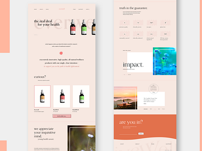 Wellness landing page