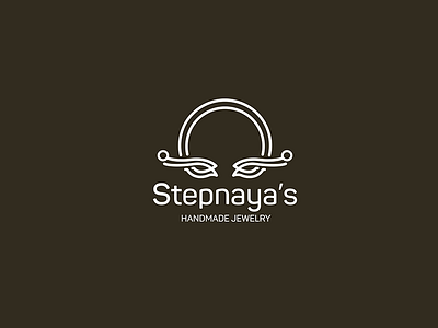 Stepnaya's brown handmade jewelry logo