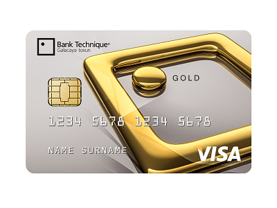 Bank Technique 3d bank card cash creative finance money render