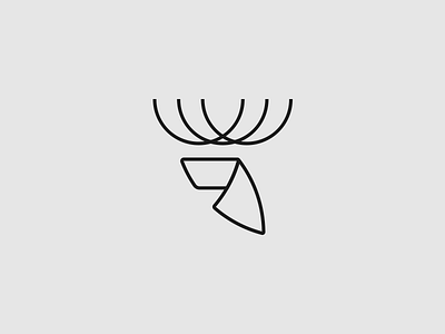 Deer Logo animal branding design icon identity logo mark minimal minimalist simple symbol