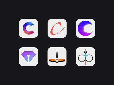 Conceptual Writing icons affinity app concept icon ipad sketch