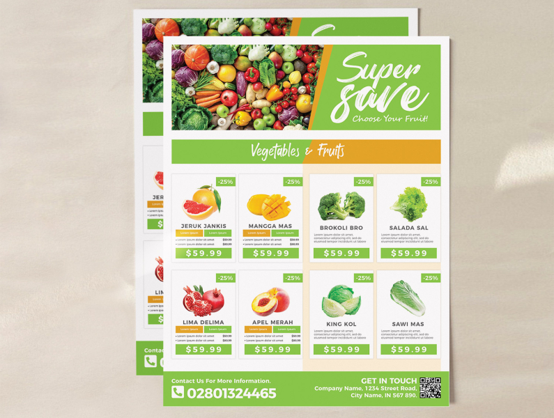 Supermarket Flyer Template by Muhammad irvan on Dribbble