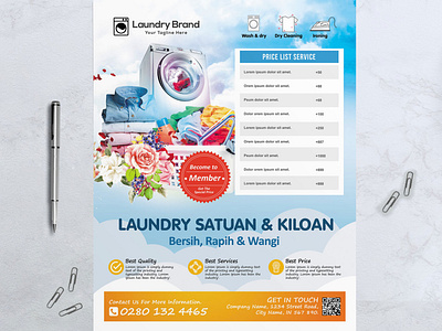 Laundry Services Flyer - Business Flyer