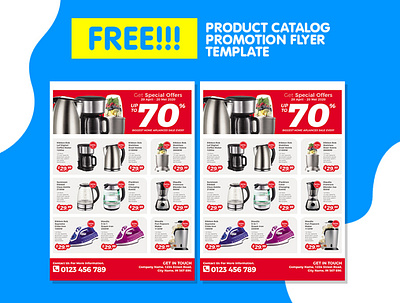 Home Appliances Product Catalog Flyer Template Promotion advertisement business corporate corporate business flyer flyer